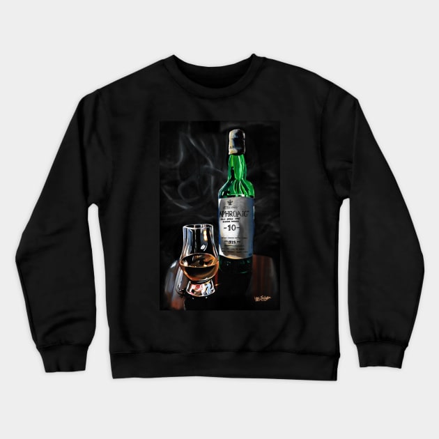 Another Single Malt Scotch - Oil Painting Crewneck Sweatshirt by lucafon18